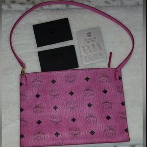 MCM VISETOS PINK Pouch